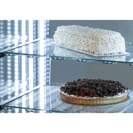 Panoramic display freezer VFP 404SB|Black VERSUS Vitrines à entremets glacés