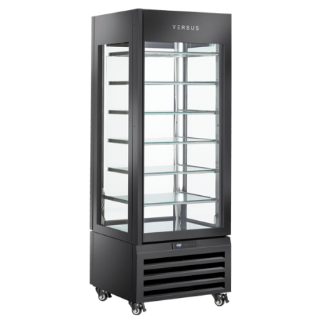 Panoramic display freezer VFP 404SB|Black VERSUS Vitrines à entremets glacés
