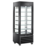 Panoramic display freezer VFP 404SB|Black VERSUS Vitrines à entremets glacés