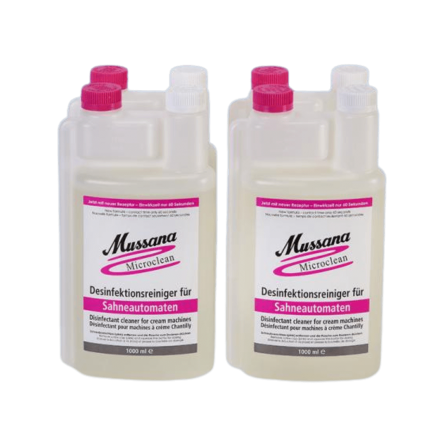 Produit nettoyant MICROKLEAN MUSSANA x4L MUSSANA Whipped cream machines