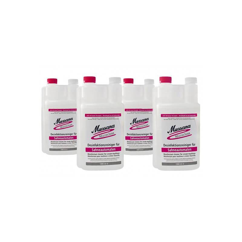 Produit nettoyant MICROKLEAN MUSSANA x4L MUSSANA Whipped cream machines
