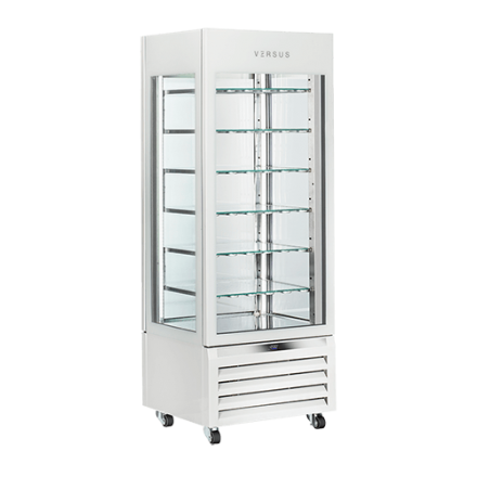 Panoramic display freezer VFP 404SW|White VERSUS Vitrines à entremets glacés