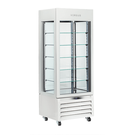 Panoramic display freezer VFP 404W | White VERSUS Vitrines à entremets glacés