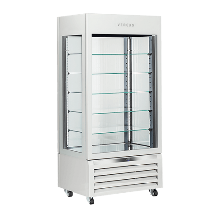 Panoramic display freezer VFP 604W | White VERSUS Vitrines à entremets glacés