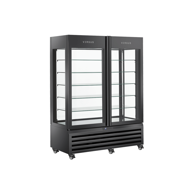 Panoramic display freezer VFP 804B|Black VERSUS Vitrines à entremets glacés