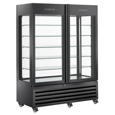 Panoramic display freezer VFP 804B|Black VERSUS Vitrines à entremets glacés