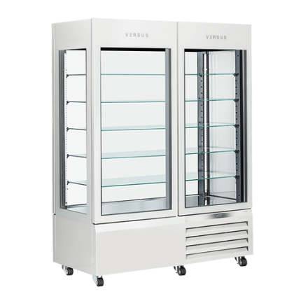 Vitrine panoramique congélateur VFP 804W|Blanche VERSUS Vitrines à entremets glacés