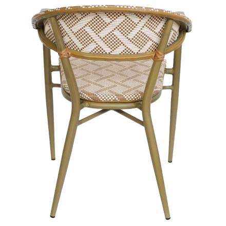 BERCY armchair | White & Caramel  restaurant room