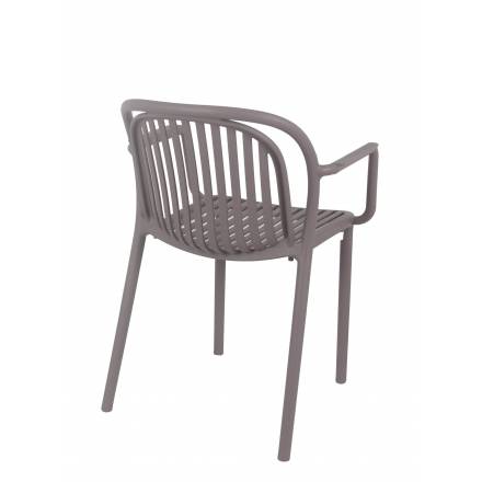 Fauteuil JEDDAH | Taupe  CHAISES EN POLYPROPYLÈNE