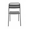 Chaise BASTILLE | Anthracite BE EXPRESS CHAISES EN ALUMINIUM