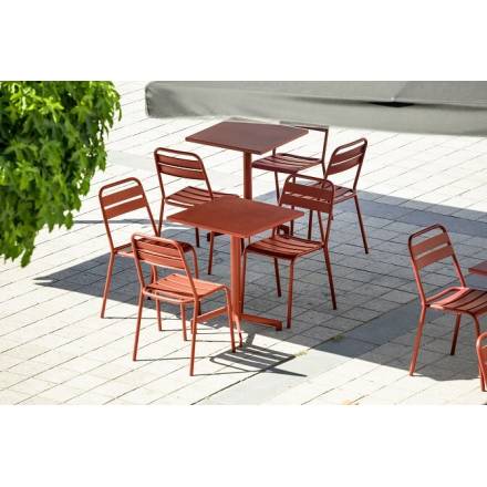 Chaise BASTILLE | Terra  CHAISES EN ALUMINIUM