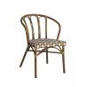 CLICHY Chair | Camel, White and Brown BE EXPRESS Gamme ANDORRE/BEAULIEU