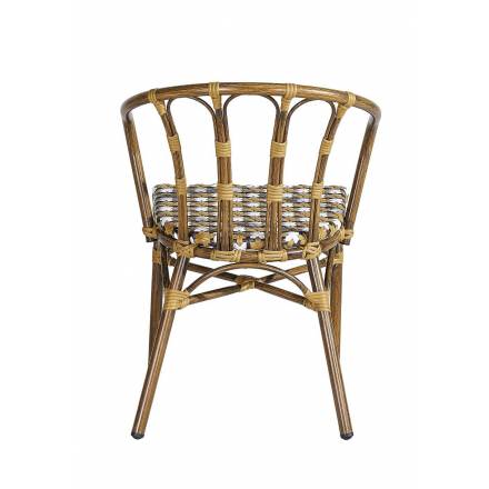 CLICHY Chair | Camel, White and Brown  Gamme ANDORRE/BEAULIEU