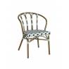 Fauteuil CLICHY | Vert Pâle, Noir & Blanc BE EXPRESS CHAISES PARISIENNES
