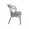 Fauteuil CLICHY | Vert Pâle, Noir & Blanc BE EXPRESS CHAISES PARISIENNES