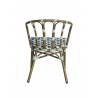 CLICHY Chair | Pale Green, Black & White BE EXPRESS Gamme ANDORRE/BEAULIEU