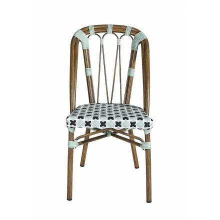 Chaise AUTEUIL | Vert Pâle, Noir & Blanc  CHAISES PARISIENNES