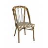 AUTEUIL Chair | Camel, White & Brown BE EXPRESS Gamme ANDORRE/BEAULIEU
