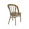 AUTEUIL Chair | Camel, White & Brown BE EXPRESS Gamme ANDORRE/BEAULIEU