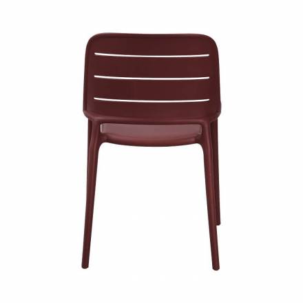 Chaise FOGGIA | Angola Red  CHAISES EN POLYPROPYLÈNE