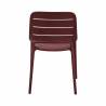 FOGGIA Chair | Angola Red  Gamme MONACO