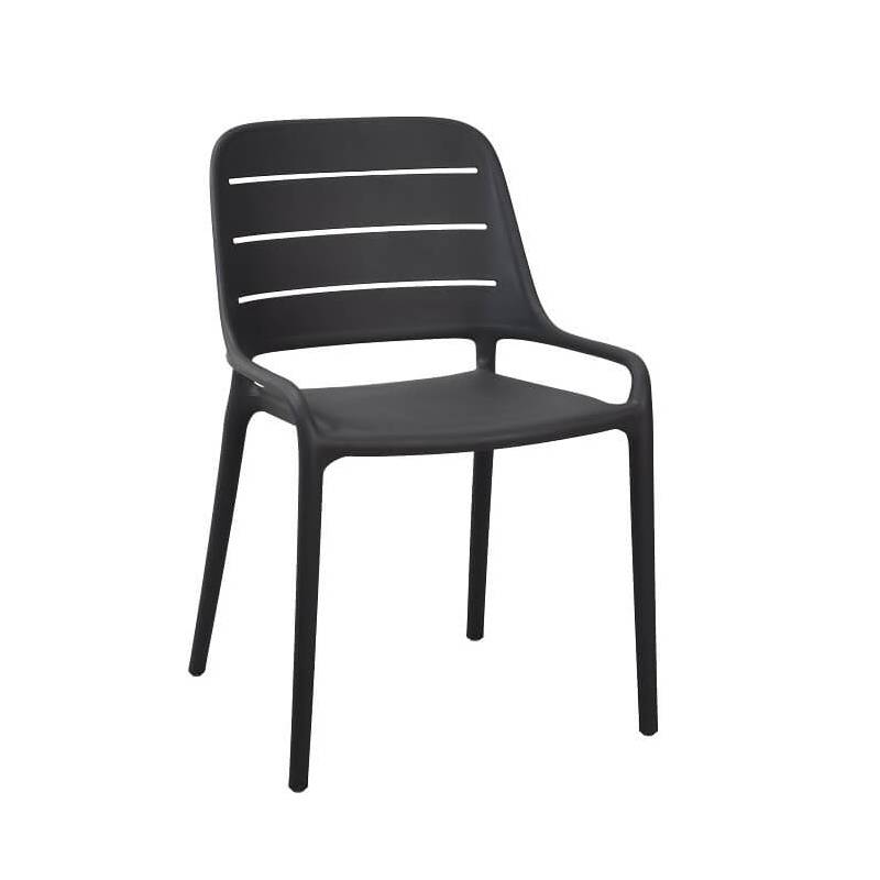 FOGGIA Chair | Anthracite  Gamme MONACO