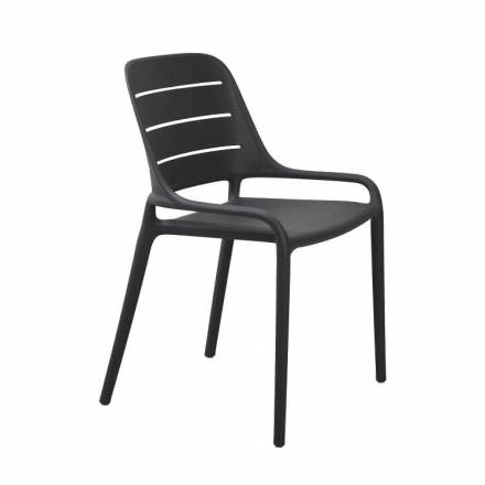 Chaise FOGGIA | Anthracite  CHAISES EN POLYPROPYLÈNE