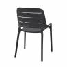 FOGGIA Chair | Anthracite  Gamme MONACO