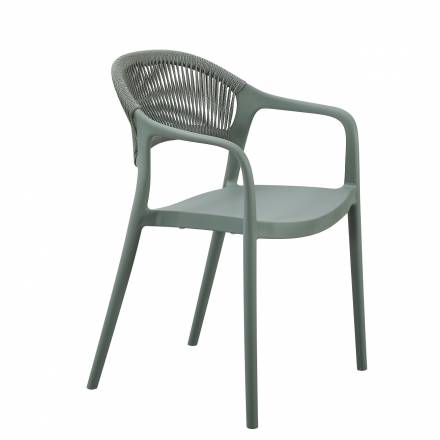 Fauteuil ROTTERDAM | Vert  CHAISES EN POLYPROPYLÈNE
