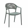 Fauteuil ROTTERDAM | Vert  CHAISES EN POLYPROPYLÈNE