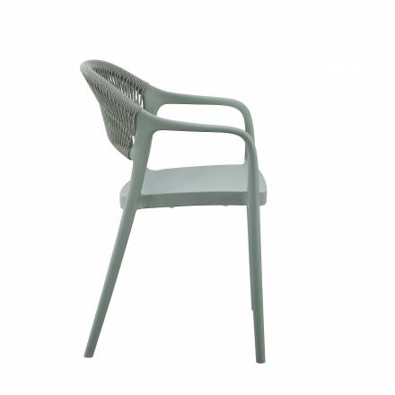 Fauteuil ROTTERDAM | Vert  CHAISES EN POLYPROPYLÈNE
