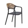 ROTTERDAM Armchair | Anthracite  Gamme MONACO