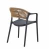 Fauteuil ROTTERDAM | Anthracite  CHAISES EN POLYPROPYLÈNE