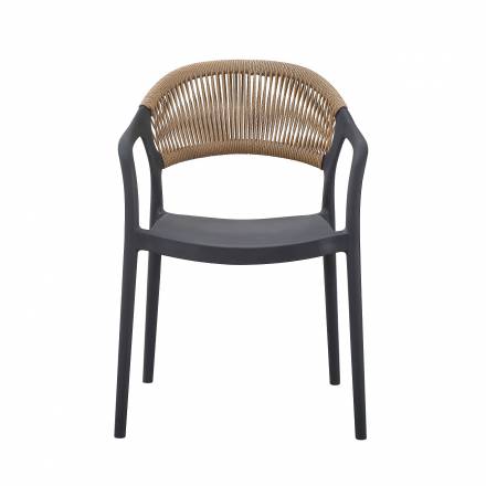 ROTTERDAM Armchair | Anthracite  Gamme MONACO