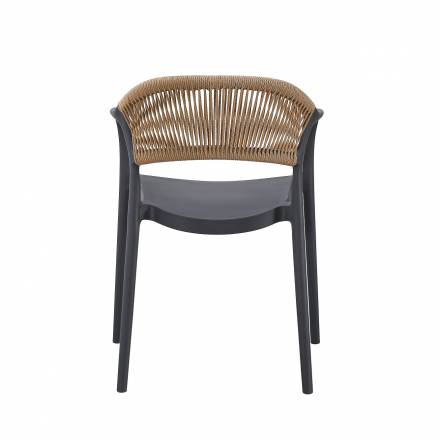 ROTTERDAM Armchair | Anthracite  Gamme MONACO