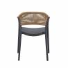 Fauteuil ROTTERDAM | Anthracite  CHAISES EN POLYPROPYLÈNE