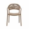 Fauteuil ROTTERDAM taupe - CHR MARKET