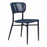 Chaise MARBELLA | Bleu Abysse BE EXPRESS CHAISES EN TOILE/CORDE
