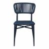 Chaise MARBELLA | Bleu Abysse BE EXPRESS CHAISES EN TOILE/CORDE