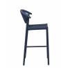 Chaise haute ALICANTE | Bleu Abysse BE EXPRESS CHAISES EN TOILE/CORDE