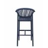 Chaise haute ALICANTE | Bleu Abysse BE EXPRESS CHAISES EN TOILE/CORDE
