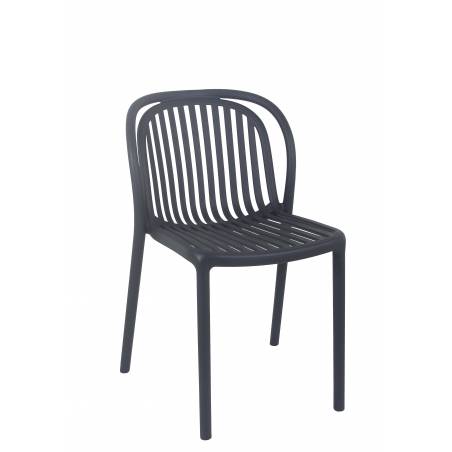 DUBAI Chair | Anthracite  Gamme MONACO