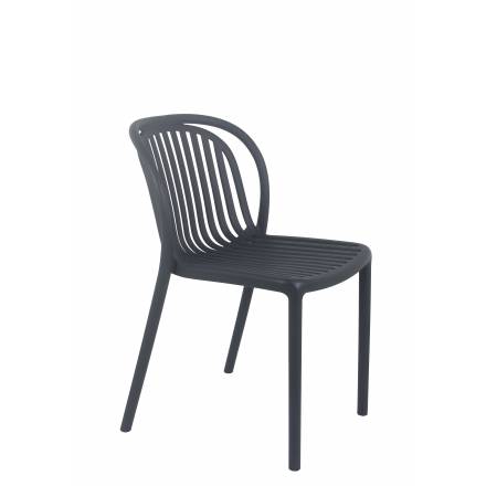 DUBAI Chair | Anthracite  Gamme MONACO