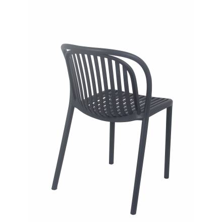 DUBAI Chair | Anthracite  Gamme MONACO