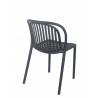 Chaise DUBAI | Anthracite  CHAISES EN POLYPROPYLÈNE