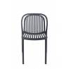 DUBAI Chair | Anthracite  Gamme MONACO