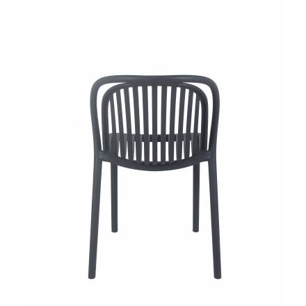 Chaise DUBAI | Anthracite  CHAISES EN POLYPROPYLÈNE