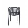 DUBAI Chair | Anthracite  Gamme MONACO