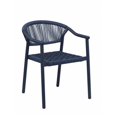 DENIA Armchair | Abyss Blue  Gamme DINARD