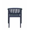 Fauteuil DENIA | Bleu Abysse BE EXPRESS CHAISES EN TOILE/CORDE